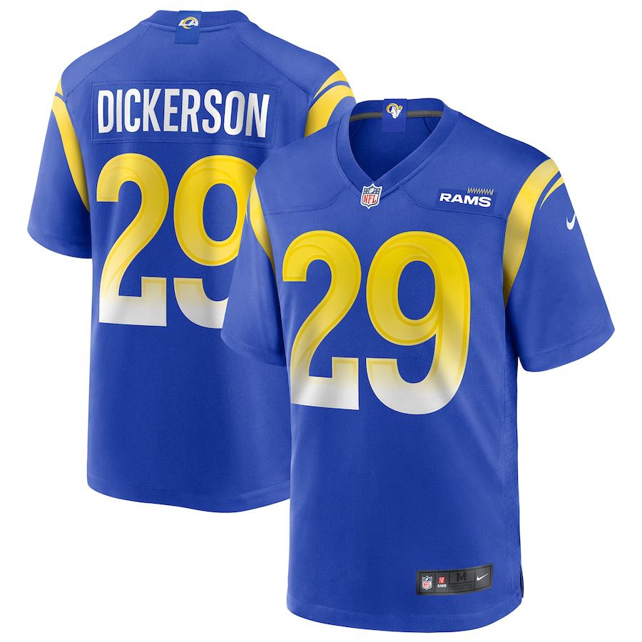 Men Los Angeles Rams 29 Eric Dickerson Nike Royal Game Retired Player NFL Jersey